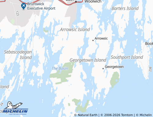 Kaart MICHELIN Phippsburg - ViaMichelin