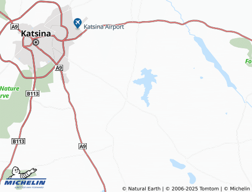 MICHELIN Tsagero map - ViaMichelin
