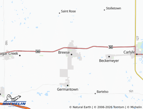 Mapa MICHELIN Breese - ViaMichelin