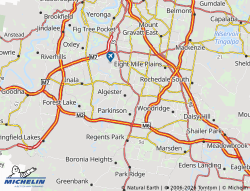 MICHELIN Algester map - ViaMichelin