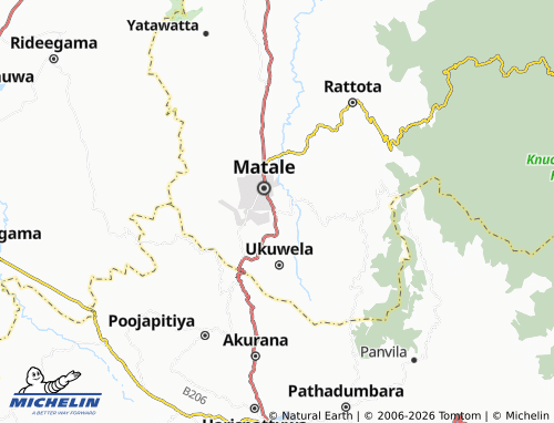 Mappa MICHELIN Wariyapola Watta - ViaMichelin
