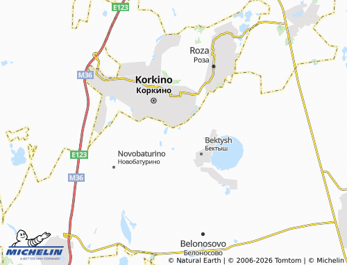 MICHELIN-Landkarte Nadezhda SNT - ViaMichelin
