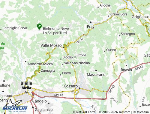 Mapa MICHELIN Strona - ViaMichelin