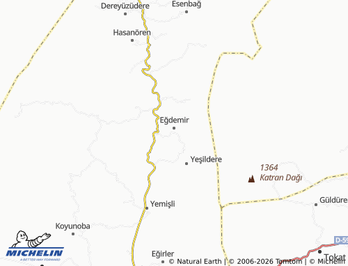 Carte MICHELIN Yeşildere - ViaMichelin