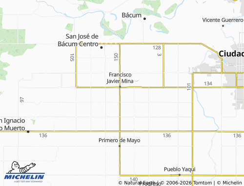 MICHELIN Félix B García map - ViaMichelin
