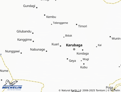 MICHELIN Kuari map - ViaMichelin
