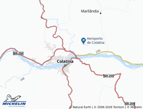 MICHELIN Santa Helena map - ViaMichelin