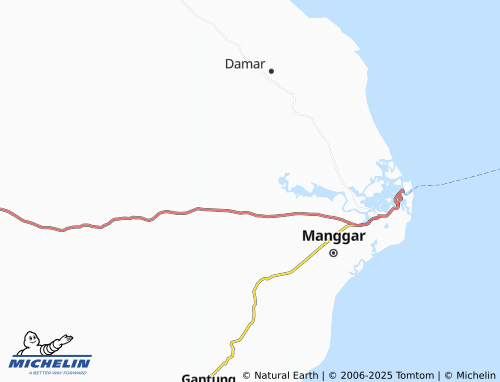 MICHELIN Bentaian Jaya map - ViaMichelin