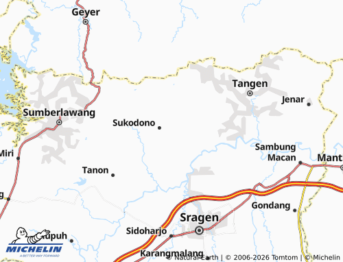 MICHELIN Blangu map - ViaMichelin