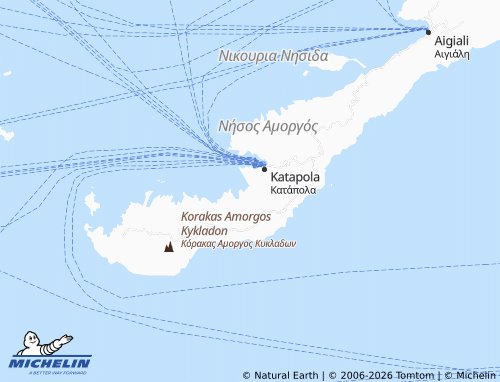 Carte MICHELIN Lefkes - ViaMichelin