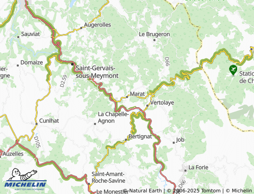 MICHELIN Marat map - ViaMichelin