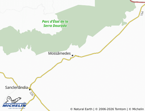 MICHELIN Mossâmedes map - ViaMichelin