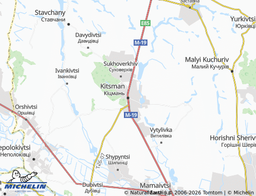 Mappa MICHELIN Kitsman - ViaMichelin