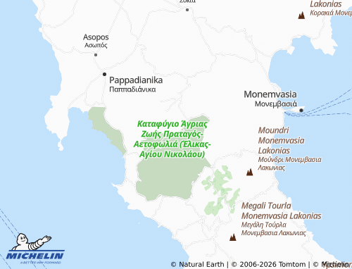 MICHELIN Talanta map - ViaMichelin