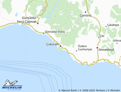 MICHELIN Çukuraltı map - ViaMichelin