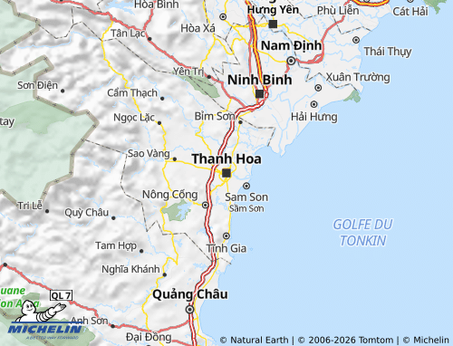 Mapa MICHELIN Thanh Hóa - ViaMichelin