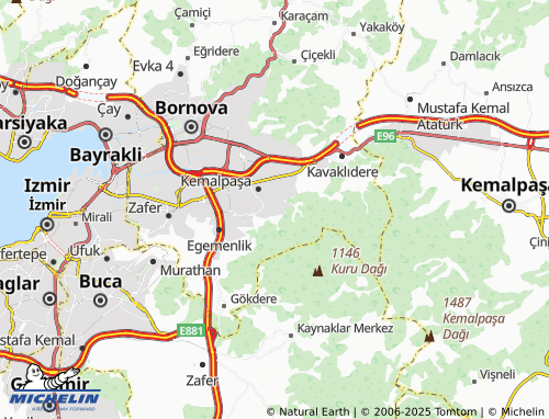 MICHELIN Gürpınar map - ViaMichelin