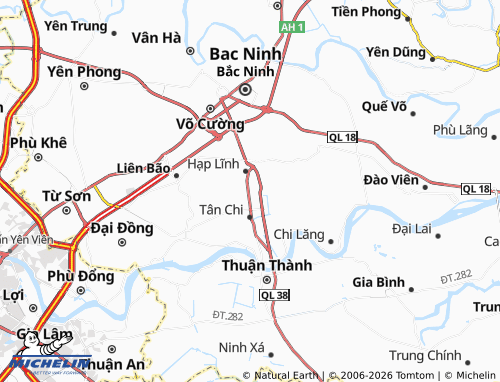 Mapa MICHELIN Lạc Vệ - ViaMichelin