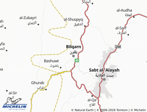 MICHELIN-Landkarte Bilqarn - ViaMichelin