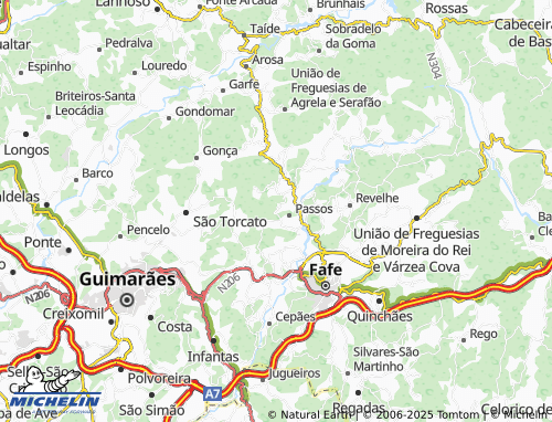 MICHELIN Bairro map - ViaMichelin