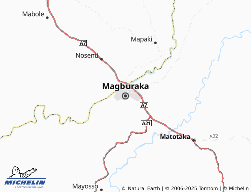 MICHELIN Magburaka map - ViaMichelin