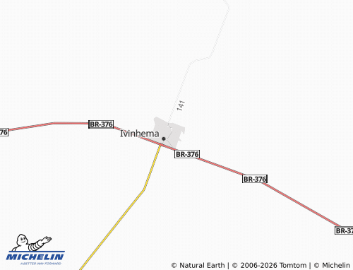 Mapa MICHELIN Piravevê - ViaMichelin