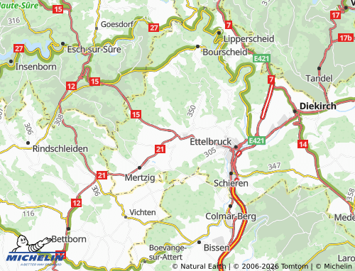 Mappa MICHELIN Niederfeulen - ViaMichelin