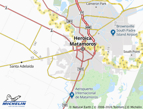 Mappa MICHELIN Emilio Portes Gil - ViaMichelin
