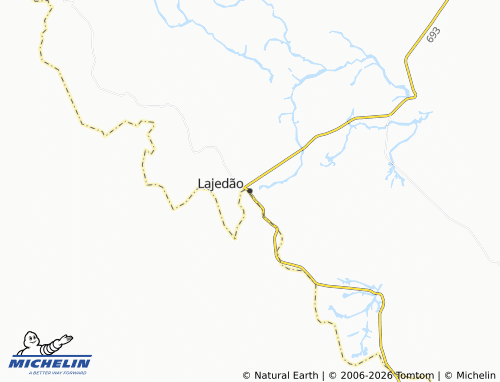 MICHELIN Lajedão map - ViaMichelin