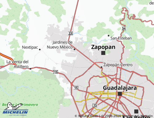 Mapa MICHELIN Flores del Valle - ViaMichelin