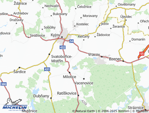 Mappa MICHELIN Skoronice - ViaMichelin
