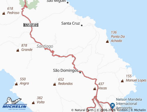 Carte MICHELIN São Lourenço dos Órgãos - ViaMichelin