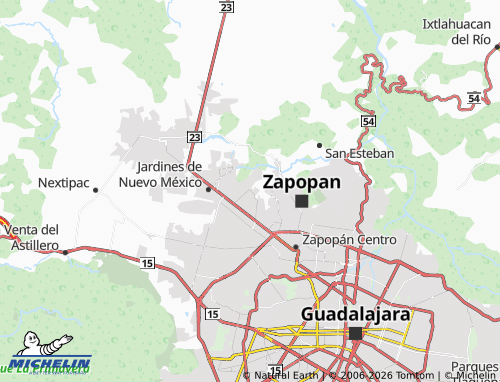 Mapa MICHELIN Loma del Bosque - ViaMichelin