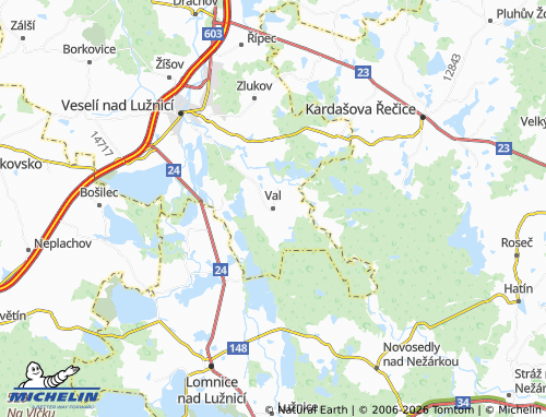 Mappa MICHELIN Val - ViaMichelin
