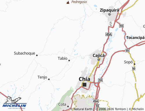 Mapa MICHELIN El Centro - ViaMichelin