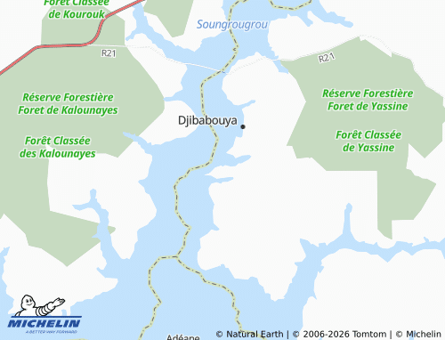 MICHELIN Diafar Douma map - ViaMichelin