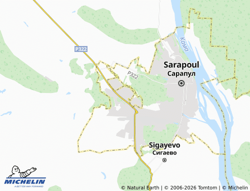 MICHELIN-Landkarte Druzhba SNT - ViaMichelin