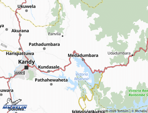 Kaart MICHELIN Gonawala North - ViaMichelin