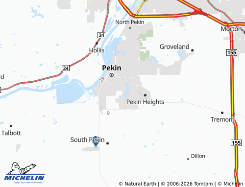 Mapa MICHELIN Schaeferville - ViaMichelin
