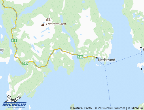 MICHELIN Hindaråvåg map - ViaMichelin