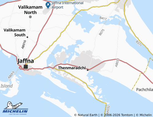Mapa MICHELIN Madduvil Centre - ViaMichelin