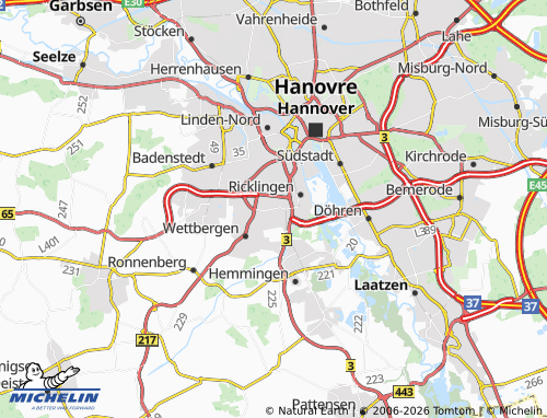 MICHELIN Oberricklingen map - ViaMichelin