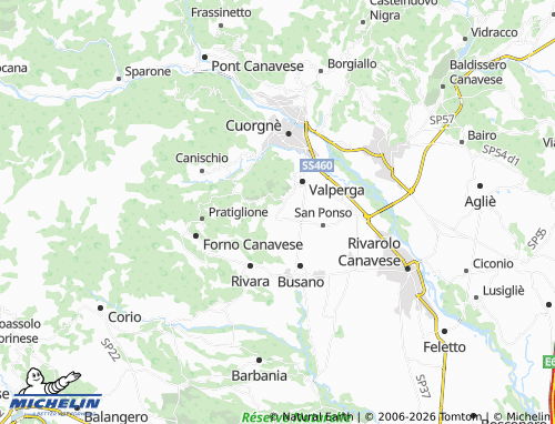 Kaart MICHELIN Pertusio - ViaMichelin