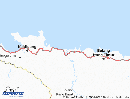 Carte MICHELIN Bolangitang II - ViaMichelin