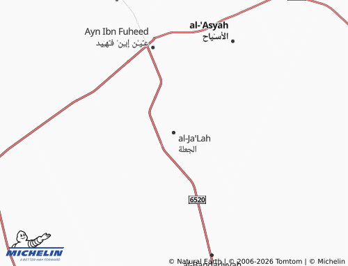 MICHELIN-Landkarte al-Ja'lah - ViaMichelin