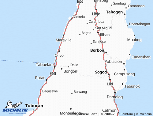 MICHELIN Mabunao map - ViaMichelin