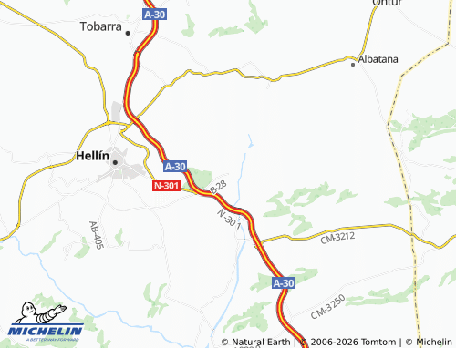 Mapa MICHELIN Uchea - ViaMichelin