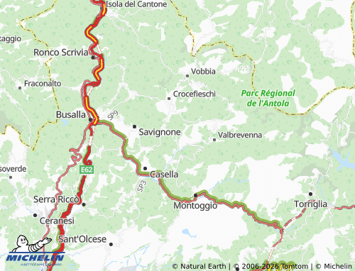 Mapa MICHELIN Nenno - ViaMichelin