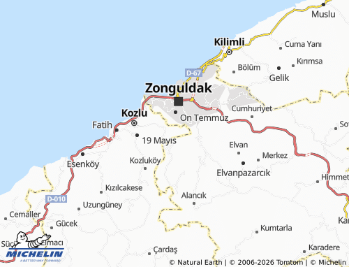 MICHELIN İhsaniye map - ViaMichelin
