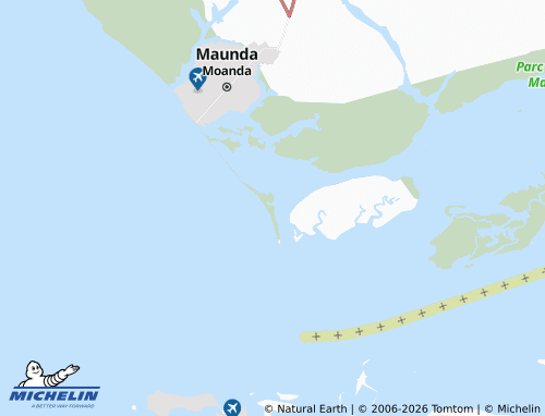 MICHELIN Banana map - ViaMichelin